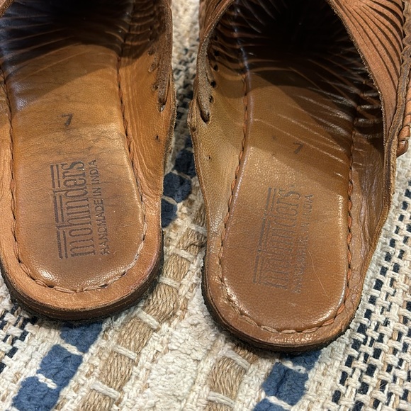 Mohinders Leather Diamond Slide “Honey” - Sz 7 - Picture 5 of 7